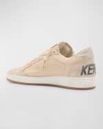 Image 3 of 6: Golden Goose Ballstar Croco Leather Low-Top Sneakers