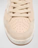 Image 4 of 6: Golden Goose Ballstar Croco Leather Low-Top Sneakers