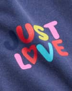 Image 6 of 6: Flowers by Zoe Girl's Just Love Sweatpants, Size 4-6