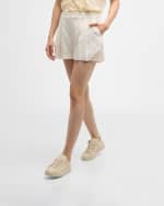 Image 2 of 6: Golden Goose Purestar Bicolor Leather Low-Top Sneakers