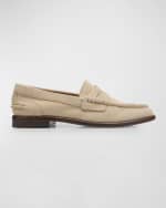 Image 1 of 5: Rag & Bone Carter Suede Penny Loafers