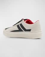 Image 3 of 6: Lanvin x Future Men's Lanvin Cash Leather Low-Top Sneakers