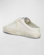 Image 3 of 6: Golden Goose Sabot Mixed Leather Glitter Slide Sneakers