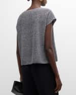 Image 5 of 5: Eileen Fisher Dolman-Sleeve Knit Top