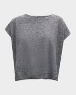 Image 1 of 5: Eileen Fisher Dolman-Sleeve Knit Top