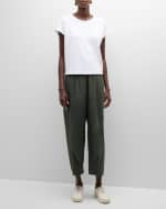 Image 2 of 6: Eileen Fisher Crewneck Organic Cotton French Terry Top