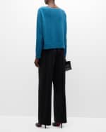 Image 3 of 6: Eileen Fisher Raglan-Sleeve Knit Pullover