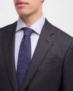 Image 4 of 6: Giorgio Armani Men's Micro-Textured Wool Suit