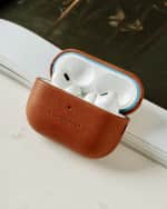 Image 2 of 3: Bluebonnet Leather Case for AirPods Pro (1st & 2nd Gen)