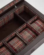 Image 4 of 4: WOLF x WM Brown 4-Piece Watch Accessory Box