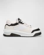 Image 1 of 6: Versace Men's Odissea Leather Low-Top Sneakers