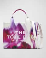 Image 1 of 5: Marc Jacobs The Future Floral Leather Small Tote Bag