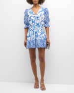 Image 2 of 6: Ramy Brook Susan V-Neck Mini Dress