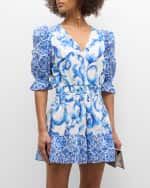Image 5 of 6: Ramy Brook Susan V-Neck Mini Dress