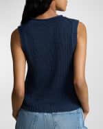 Image 3 of 5: Polo Ralph Lauren Linen-Cotton Sleeveless Sweater Tank