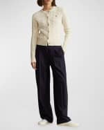 Image 4 of 5: Polo Ralph Lauren Cable-Knit Wool-Cashmere Cardigan