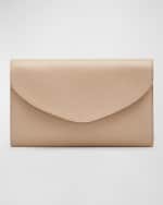 Image 1 of 4: Il Bisonte Bigallo Envelope Flap Leather Clutch Bag