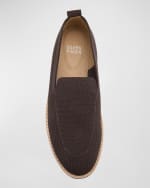 Image 5 of 5: Eileen Fisher Ergos Stretch Canvas Wedge Loafers
