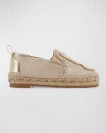 Image 1 of 3: Sophia Webster Girl's Butterfly Espadrille Flats, Toddler/Kids