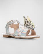 Image 4 of 5: Sophia Webster Girl's Celeste Butterfly Sandals, Baby/Toddler/Kids