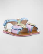Image 3 of 3: Sophia Webster Girl's Leather Butterfly Sandals, Baby/Toddler/Kids
