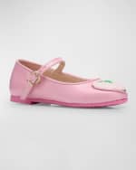 Image 4 of 5: Sophia Webster Girl's Amora Ballerina Flats, Baby/Toddlers