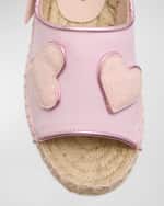 Image 3 of 5: Sophia Webster Girl's Amora Espadrille Sandals, Baby/Toddler/Kids