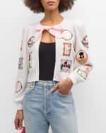 Image 2 of 6: Alice + Olivia Kitty Frame Stace Cardigan