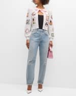 Image 5 of 6: Alice + Olivia Kitty Frame Stace Cardigan