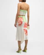 Image 3 of 7: Alice + Olivia Floral Ceresi Bandeau Top