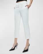 Image 2 of 5: Alice + Olivia Janis Low-Rise Cropped Flare Pants
