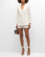 Image 5 of 6: Alice + Olivia Dunn Lace Shorts