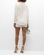 Image 3 of 6: Alice + Olivia Dunn Lace Shorts