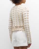 Image 4 of 6: Alice + Olivia Tawna Ribbon Cardigan