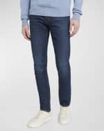 Image 2 of 6: TOM FORD Men's Jake Smooth Leather Sneakers