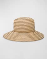 Image 3 of 3: Gigi Burris Requiem ZZ Straw Fedora
