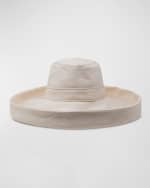 Image 1 of 3: Gigi Burris Leigh Cotton Fedora
