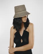 Image 2 of 3: Gigi Burris Lula Striped Bucket Hat