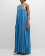 Image 5 of 6: Chloe x High Summer Cotton Silk Maxi Tank Dress
