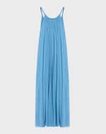 Image 1 of 6: Chloe x High Summer Cotton Silk Maxi Tank Dress