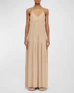 Image 2 of 5: Joseph Amicie Pleated Empire Maxi Dress