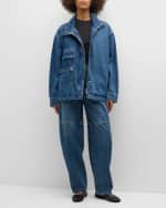 Image 2 of 6: Co Denim Bomber Jacket