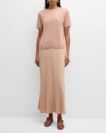 Image 5 of 6: Lafayette 148 New York Crewneck Intarsia Sweater