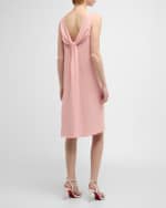 Image 4 of 6: Lafayette 148 New York Finesse Crepe Convertible Dress