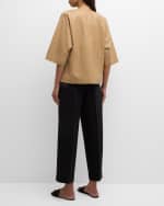 Image 4 of 6: Lafayette 148 New York Perforated Nappa Leather Jacket