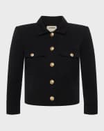 Image 1 of 5: L'Agence Kumi Cropped Fitted Jacket