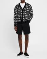 Image 3 of 4: Christian Louboutin Men's Spikeboat Leather Slip-On Sneakers