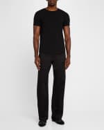 Image 3 of 4: Christian Louboutin Men's Dandysiago Rhinestone and Leather Loafers