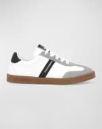 Image 1 of 4: Dolce&Gabbana Kid's Nappato Crosta Leather Sneakers, Toddlers/Kids