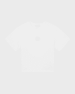 Image 1 of 2: Dolce&Gabbana Girl's Embellished Interlocked Logo-Print T-Shirt, Size 8-14